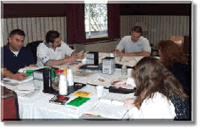Train-The-Trainer Classroom Picture (Used With Permission) - We provide train-the-trainer training, 40-hour hazardous waste worker training, 8-hour hazwoper refresher, 8-hour supervisor and hazard communication (hazcom) training for all industries. We also offer self-study and self study osha hazardous waste operations and emergency response (hazwoper) training, and osha hazardous waste operations and emergency response (hazwoper) train-the-trainer training in English.